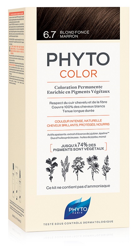 PHYTOCOLOR 6.7 BIONDO SCU TABA 1 LATTE + 1 CREMA + 1 MASCHERA + 1 PAIO DI GUANTI - Farmacia-flash.it