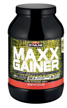 GYMLINE MAXX GAINER CACAO 1,5 KG - Farmacia-flash.it