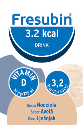 FRESUBIN 3,2 KCAL DRINK NOCCIOLA 4 X 125 ML - Farmacia-flash.it