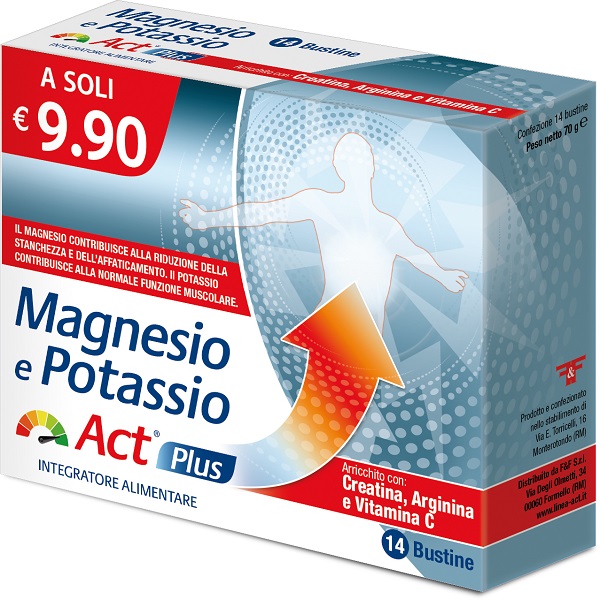 MAGNESIO E POTASSIO ACT PLUS 14 BUSTINE - Farmacia-flash.it