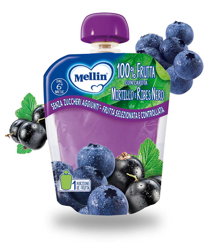 MELLIN POUCH MIRTILLO/RIBES 90 G - Farmacia-flash.it