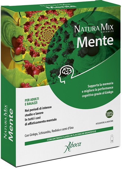 NATURA MIX ADVANCED MENTE 10 FLACONCINI - Farmacia-flash.it