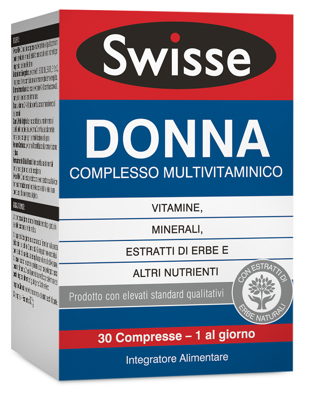 SWISSE MULTIVITAMINICO DONNA 30 COMPRESSE - Farmacia-flash.it