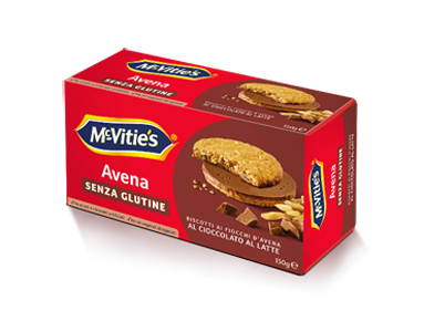 MC VITIE'S AVENA AL CIOCCOLATO AL LATTE SENZA GLUTINE 150 G - Farmacia-flash.it