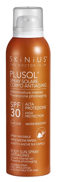 PLUSOL SPRAY SOLARE CORPO SPF30 150 ML - Farmacia-flash.it