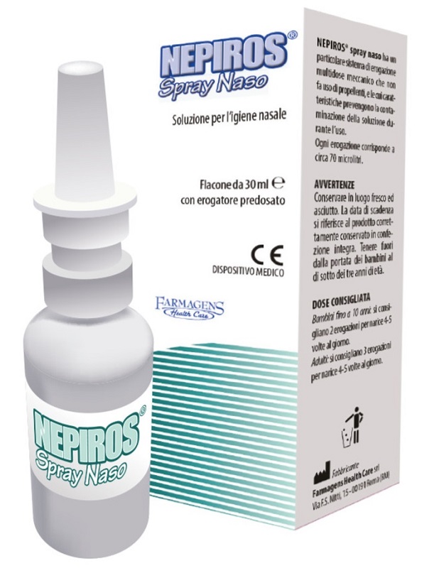 SOLUZIONE PER L'IGIENE NASALE SPRAY NEPIROS 30 ML - Farmacia-flash.it