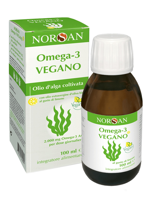 NORSAN OMEGA 3 VEGANO 100 ML AL GUSTO DI LIMONE - Farmacia-flash.it