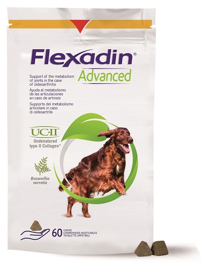 FLEXADIN ADVANCED 60 TAVOLETTE APPETIBILI MASTICABILI PER CANI - Farmacia-flash.it
