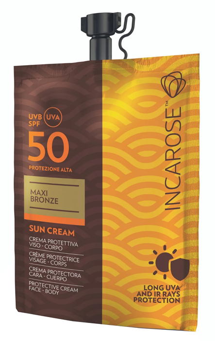 INCAROSE MAXI BRONZE SUN CREAM SPF50 50 ML - Farmacia-flash.it