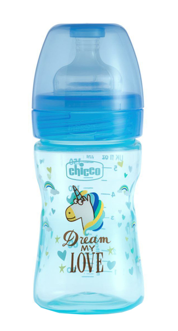 CHICCO BIBERON WB FANTASTIC LOVE SILICONE 150 ML - Farmacia-flash.it