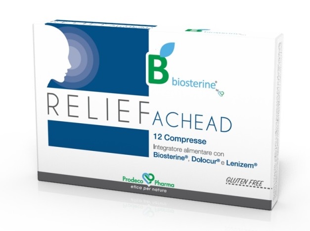 BIOSTERINE RELIEF ACHEAD 12 COMPRESSE - Farmacia-flash.it