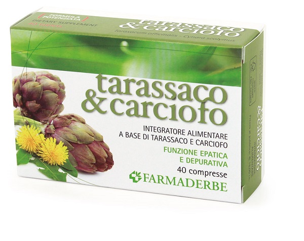 TARASSACO/CARCIOFO 40 COMPRESSE - Farmacia-flash.it