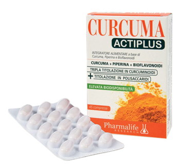CURCUMA ACTIPLUS 45 COMPRESSE - Farmacia-flash.it