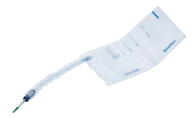 CATETERE VESCICALE AUTOLUBRIFICANTE LIQUICK X-TREME PLUS RIVESTIMENTO IDROFILO CON SACCA RACCOGLI URINA DIAMETRO CH14 LUNGHEZZA 40 CM PUNTA ERGOTHAN 2 FORI SFALSATI 30 PEZZI - Farmacia-flash.it