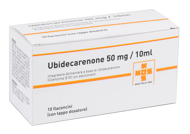 UBIDECARENONE 50MG/10ML POLVERE E SOLVENTE PER SOSPENSIONE ORALE 10 FLACONCINI - Farmacia-flash.it