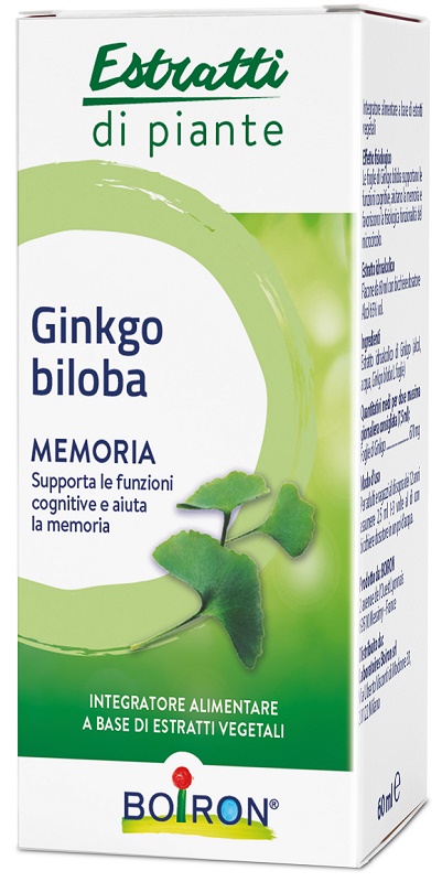 GINKGO BILOBA ESTRATTO IDROALCOLICO 60 ML - Farmacia-flash.it