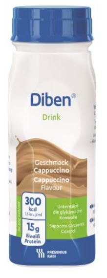DIBEN DRINK CAPPUCCINO 4 FLACONI X 200 ML - Farmacia-flash.it