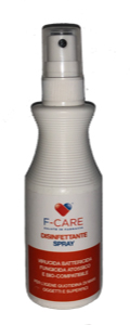 DISINFETTANTE SPRAY F-CARE PER MANI 100 ML - Farmacia-flash.it