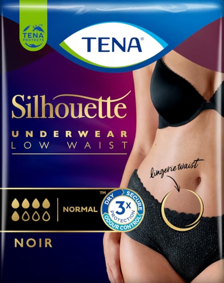 TENA SILHOUETTE NOIR L 9 PEZZI - Farmacia-flash.it