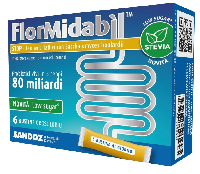 FLORMIDABIL STOP 6 BUSTINE CON STEVIA - Farmacia-flash.it
