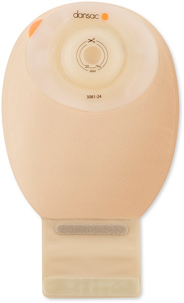 DANSAC NOVALIFE TRE 1 SACCA APERTA OPACA SOFTCONVEX MAXI PER ILEOSTOMIA CON FINESTRA RITAGLIABILE 15-54MM 500 ML 10 PEZZI - Farmacia-flash.it