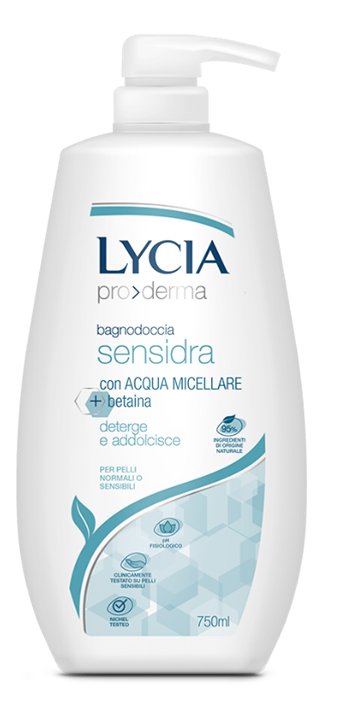 LYCIA PRODERMA BAGNODOCCIA SENSIDRA 750 ML - Farmacia-flash.it