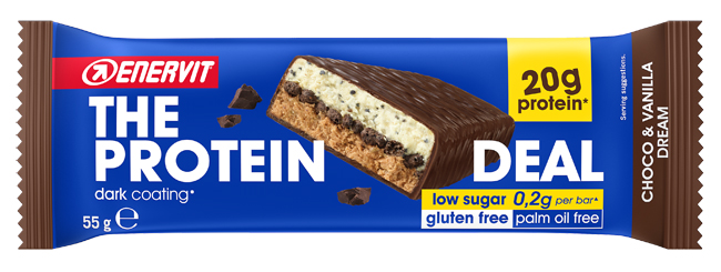 ENERVIT PROTEIN DEAL BARRETTA CHOVAN 55 G - Farmacia-flash.it