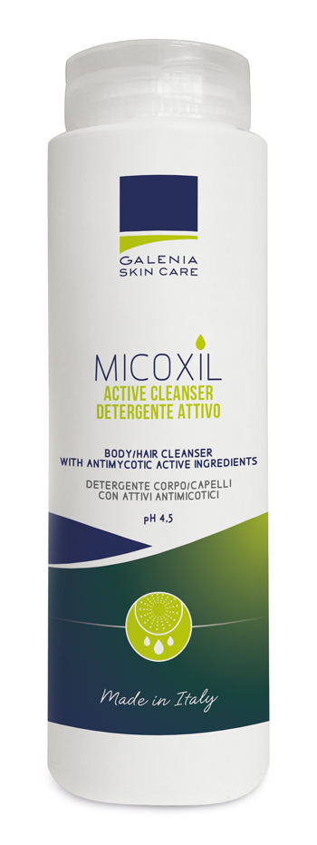 MICOXIL ACTIVE CLEANSER DETERGENTE PER CORPO E CAPELLI PH 4,5 250 ML - Farmacia-flash.it