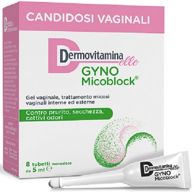 DERMOVITAMINA GYNOMICOBLOCK M 8 TUBETTI MONODOSE 5 ML - Farmacia-flash.it