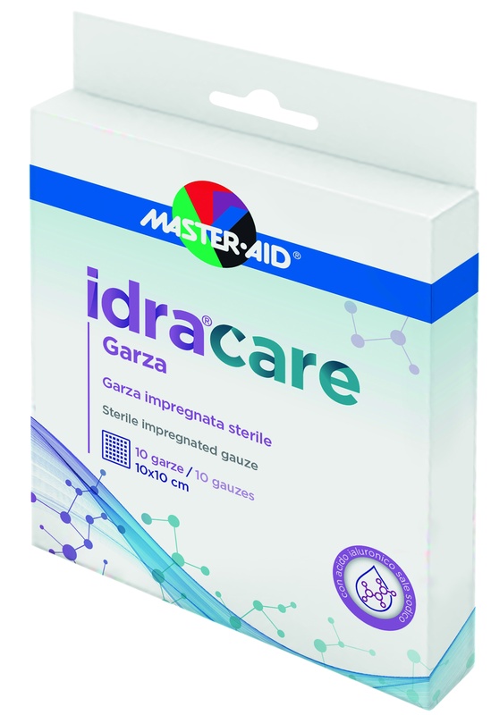 MASTER-AID IDRACARE GARZA IMPREGNATA 10X10 CM 10 PEZZI - Farmacia-flash.it