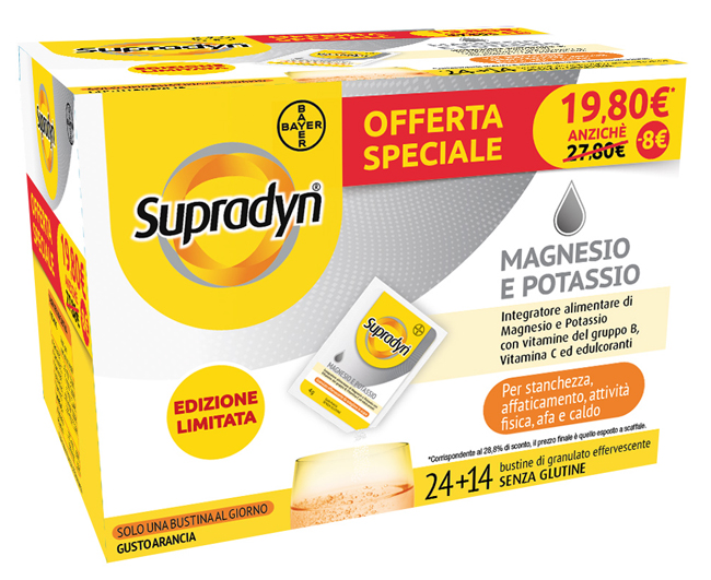 SUPRADYN MAGNESIO E POTASSIO LIMITED EDITION 14 + 24 BUSTINE - Farmacia-flash.it