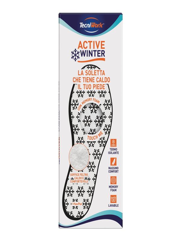 SOLETTE MEMORY FOAM ACTIVE WINTER 38 - Farmacia-flash.it