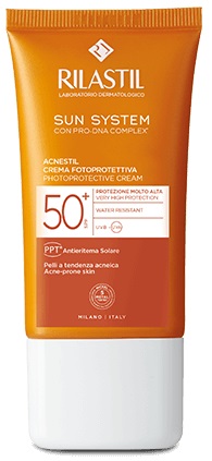 RILASTIL SUN SYSTEM ACNESTIL SPF 50+ CREMA 40 ML - Farmacia-flash.it