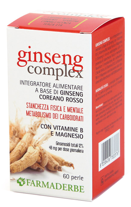 GINSENG COMPLEX EXTRACT 60 PERLE - Farmacia-flash.it
