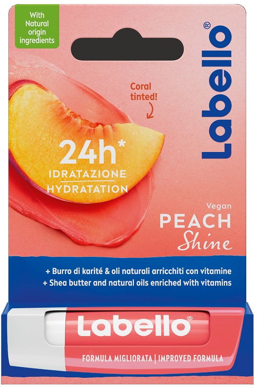LABELLO PEACH SHINE 5 G - Farmacia-flash.it