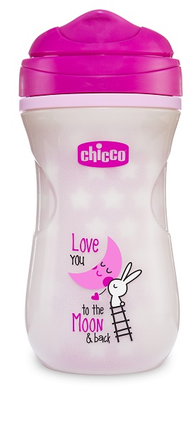 CHICCO TAZZA GLOWING 14M+ ROSA - Farmacia-flash.it