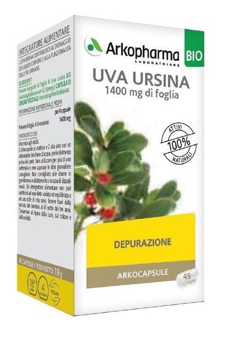 ARKO CAPSULE UVA URSINA BIO 45 CAPSULE - Farmacia-flash.it