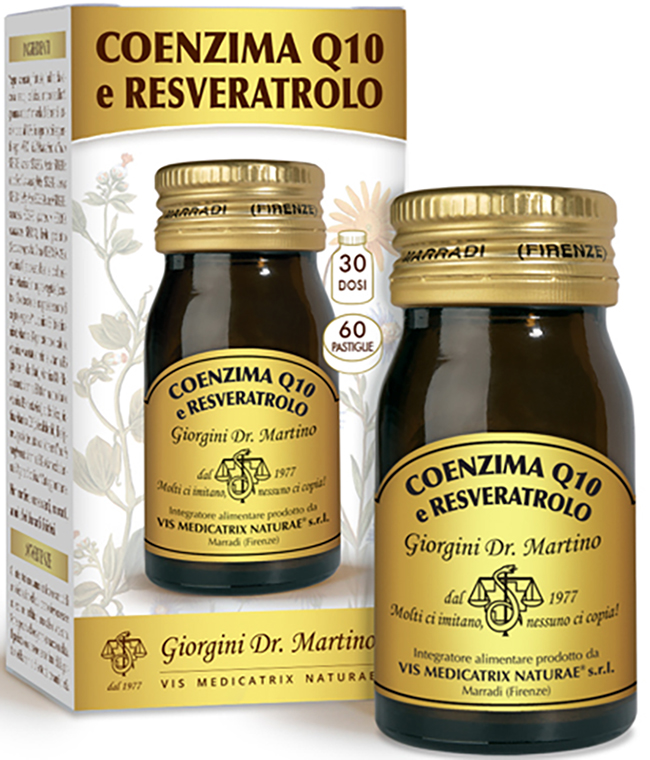 COENZIMA Q10+RESVERATROLO 60 PASTIGLIE DA 500 MG - Farmacia-flash.it