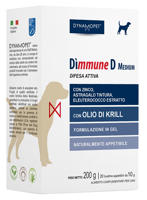 DIMMUNE D MEDIUM CANI 20 BUSTINE 10 G - Farmacia-flash.it