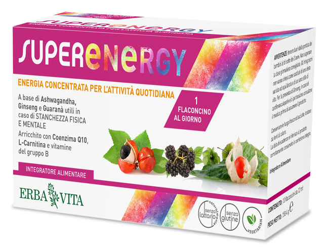 SUPER ENERGY 10 FLACONCINI - Farmacia-flash.it