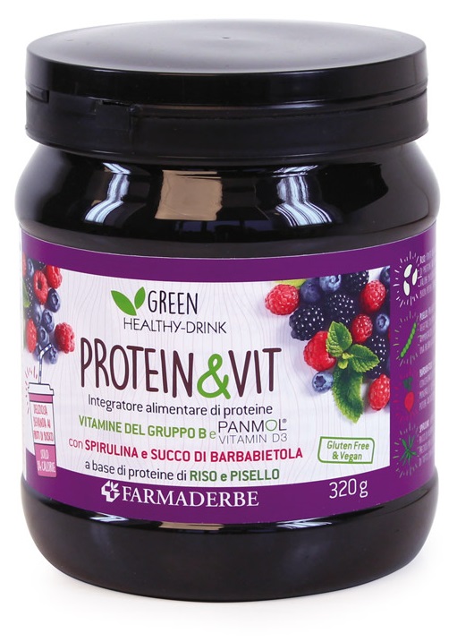 PROTEIN&VIT FRUTTI DI BOSCO 320 G - Farmacia-flash.it
