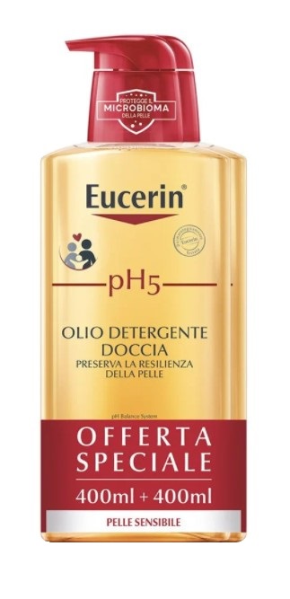 EUCERIN BIPACCO PH5 OLIO DETERGENTE 400 ML - Farmacia-flash.it