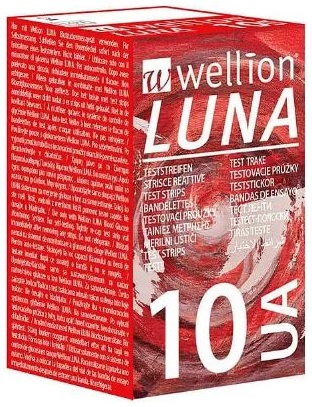 WELLION STRISCE PER LA DETERMINAZIONE DELL'ACIDO URICO 10 PEZZI - Farmacia-flash.it