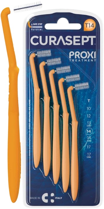 CURASEPT PROXI ANGLE T14 ARANCIO/ORANGE - Farmacia-flash.it