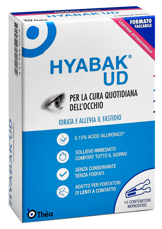 HYABAK UD SOSTITUTO LACRIMALE 10 MONODOSI 4 G - Farmacia-flash.it