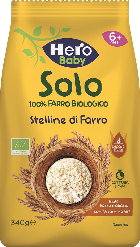 HERO SOLO PASTINA DI FARRO 100% BIO 340 G - Farmacia-flash.it