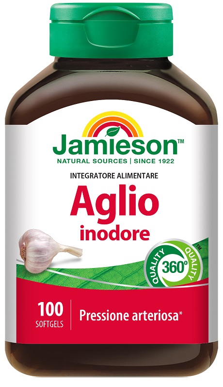 JAMIESON AGLIO INODORE 100 SOFTGEL - Farmacia-flash.it