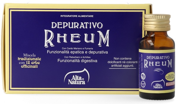 DEPURATIVO RHEUM 8 FLACONCINI DA 10 ML - Farmacia-flash.it