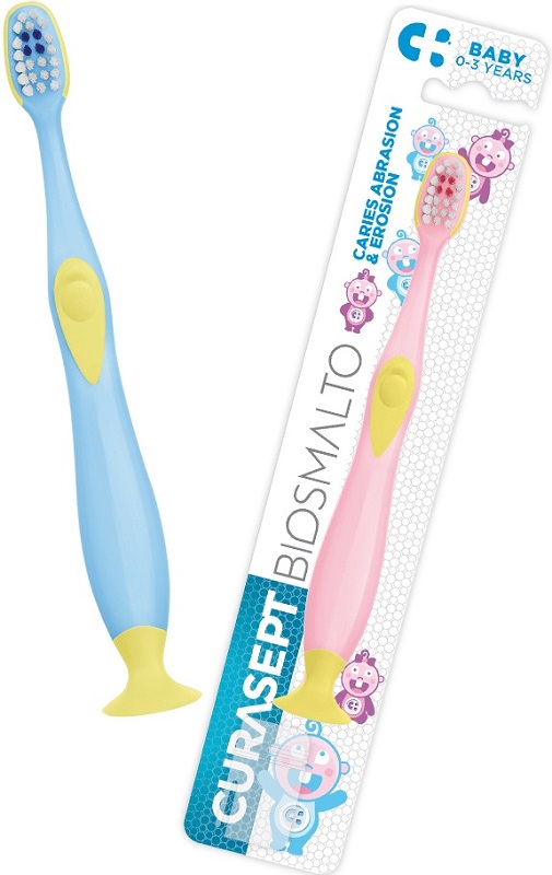 CURASEPT SPAZZOLINO BIOSMALTO BABY 0-3 ANNI - Farmacia-flash.it