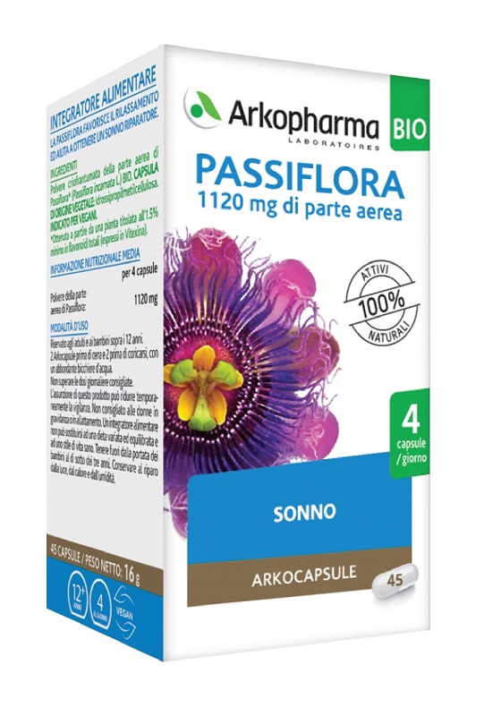 ARKOCPS PASSIFLORA 45 CAPSULE BIO - Farmacia-flash.it